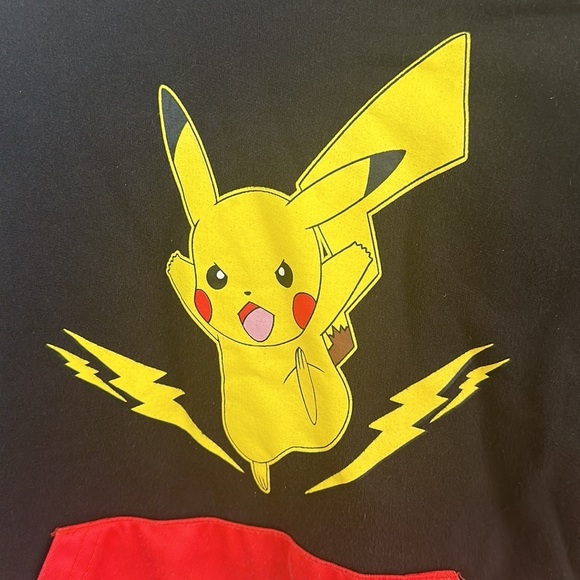 Youth Pokémon Pokéball Pikachu Hoodie Size S - Picture 2 of 4